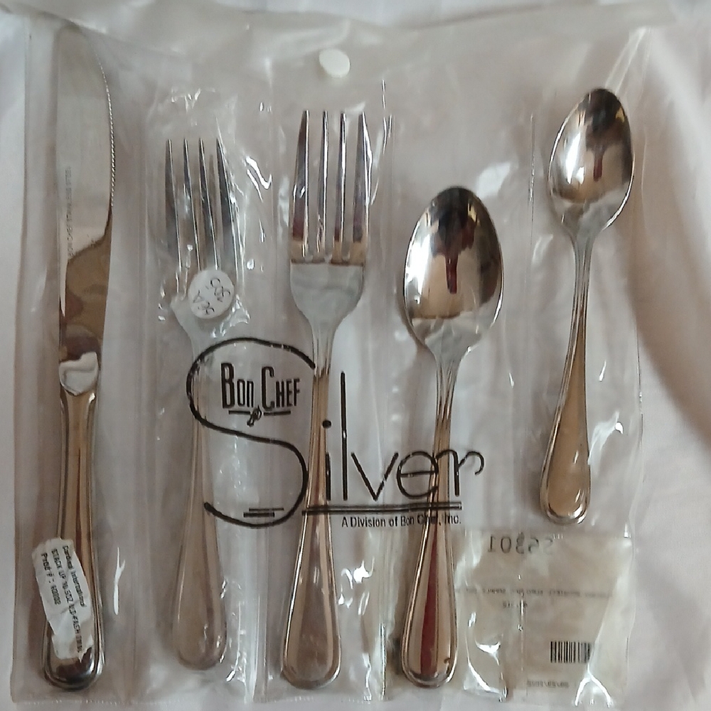 Silver Flatware Set